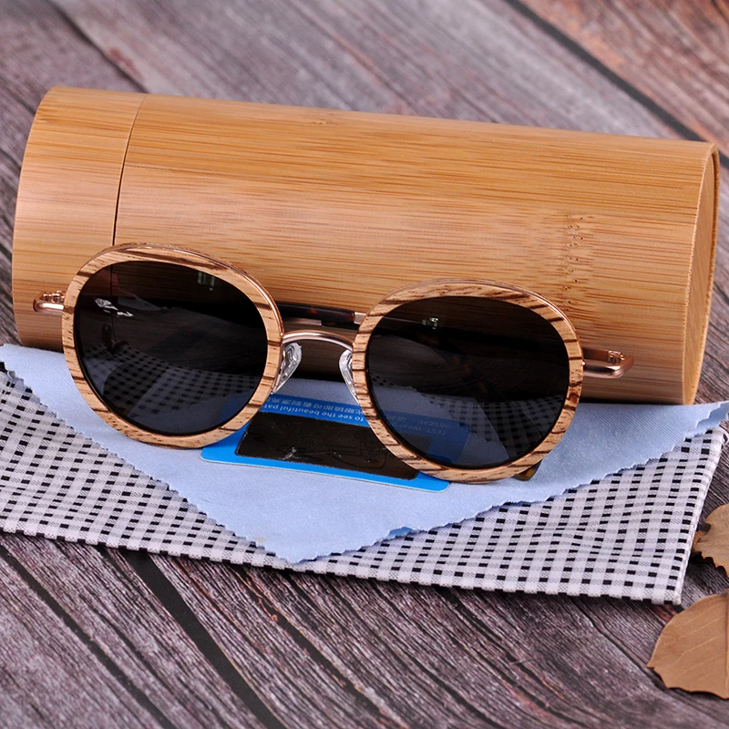 Lunettes De Soleil Rondes Rétro Polarisées – Miroir Vert Doré, UV400, Cadre Alliage. Style Vintage Pour Femmes.